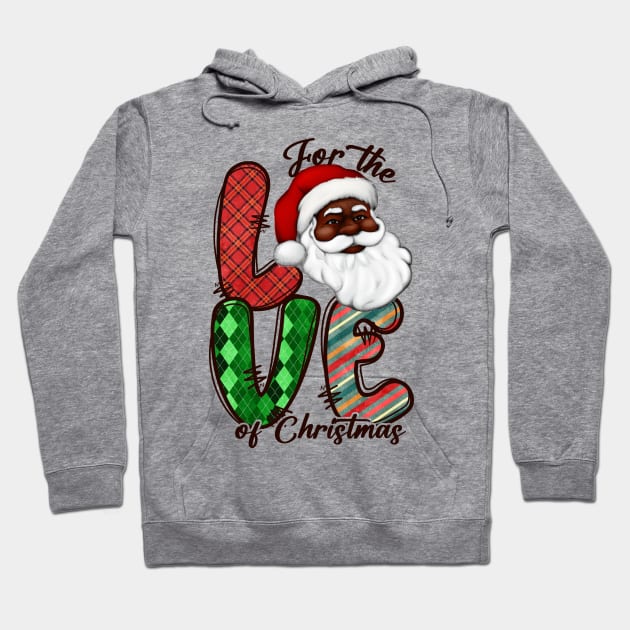 Love for the christmas Hoodie by MZeeDesigns